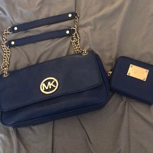 Michael Kors bag AND matching wallet